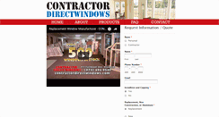 Desktop Screenshot of contractordirectwindows.com